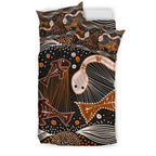aboriginal-bedding-set-indigenous-fish-and-snake