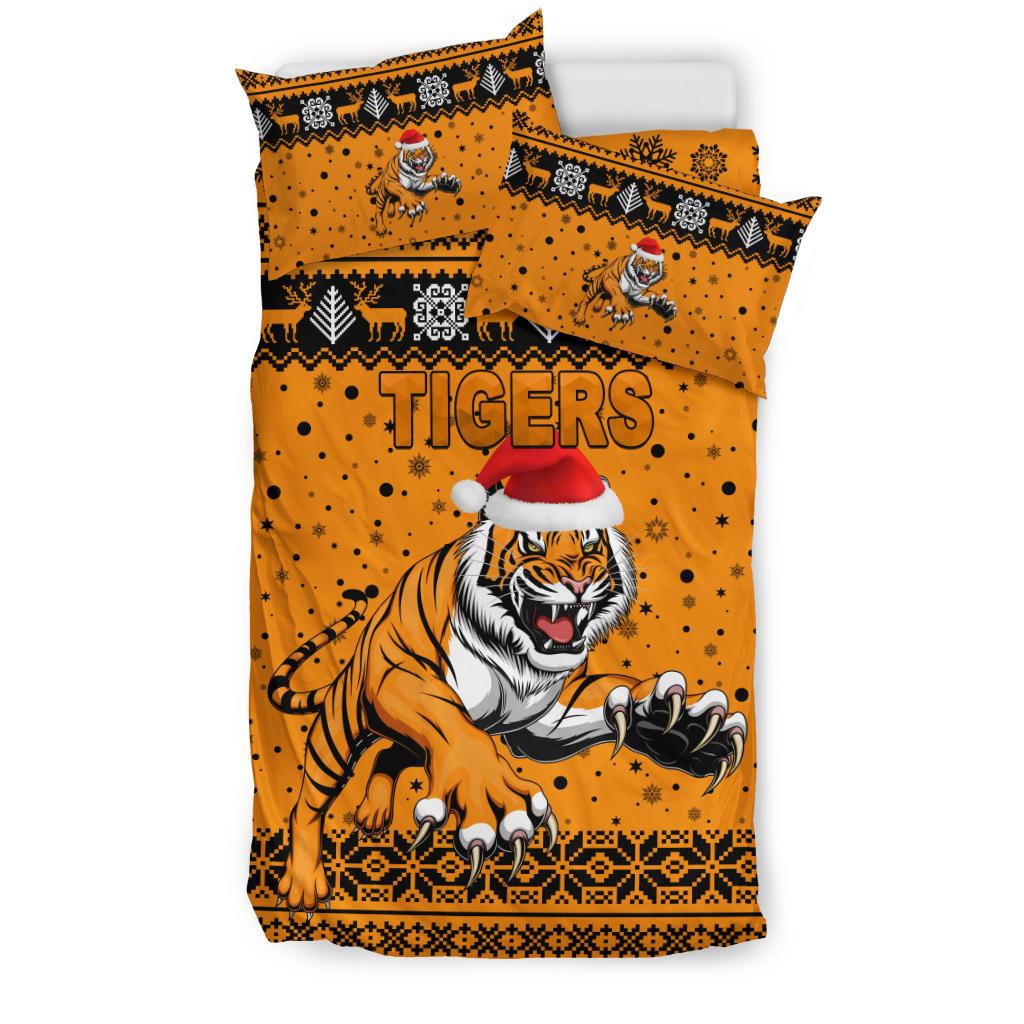 wests-christmas-bedding-set-tigers-unique-vibes-orange