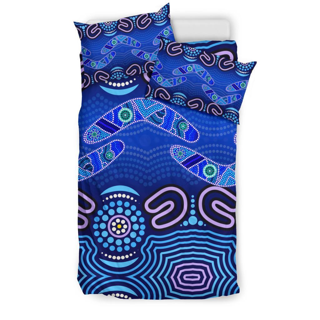 aboriginal-bedding-set-boomerangs-and-dot-painting-art-ver02
