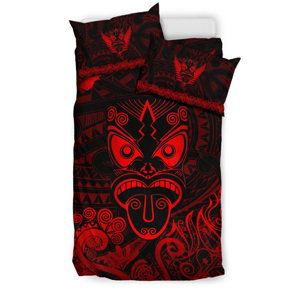 maori-aotearoa-rugby-haka-bedding-set-new-zealand-silver-fern-red