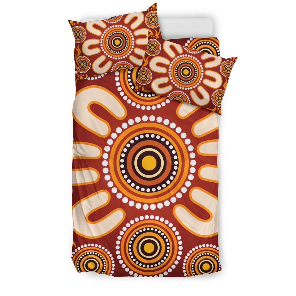 aboriginal-bedding-set-circle-flowers-patterns-ver02