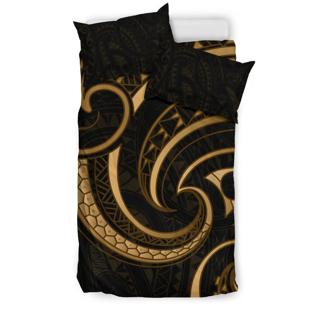 new-zealand-maori-mangopare-bedding-set-polynesian-gold