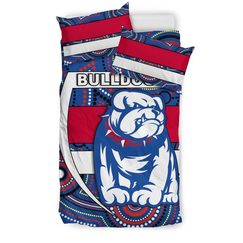 western-football-bulldogs-bedding-set-redamancy-indigenous-australian