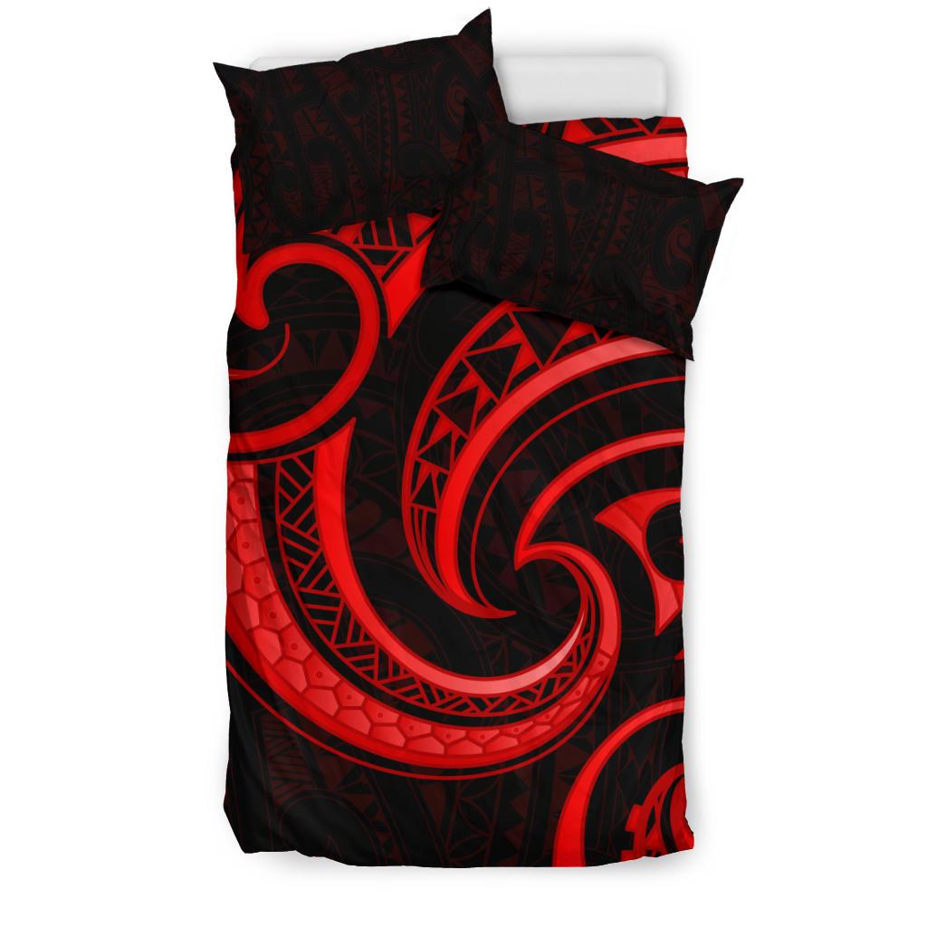 new-zealand-maori-mangopare-bedding-set-polynesian-red