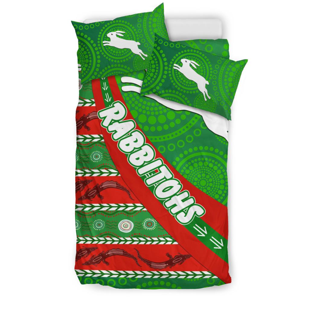 south-sydney-rabbitohs-aboriginal-bedding-set-victorian-vibes