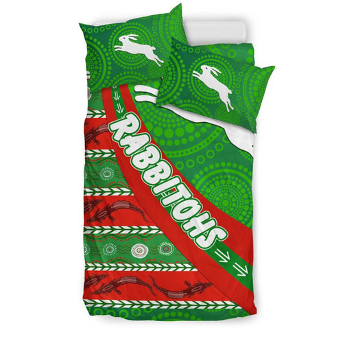 south-sydney-rabbitohs-aboriginal-bedding-set-victorian-vibes