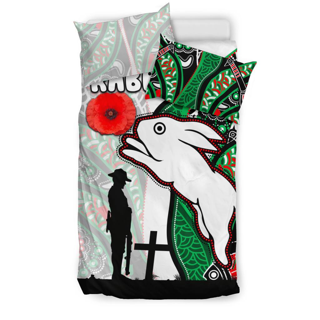 rabbitohs-bedding-set-indigenous-anzac-day