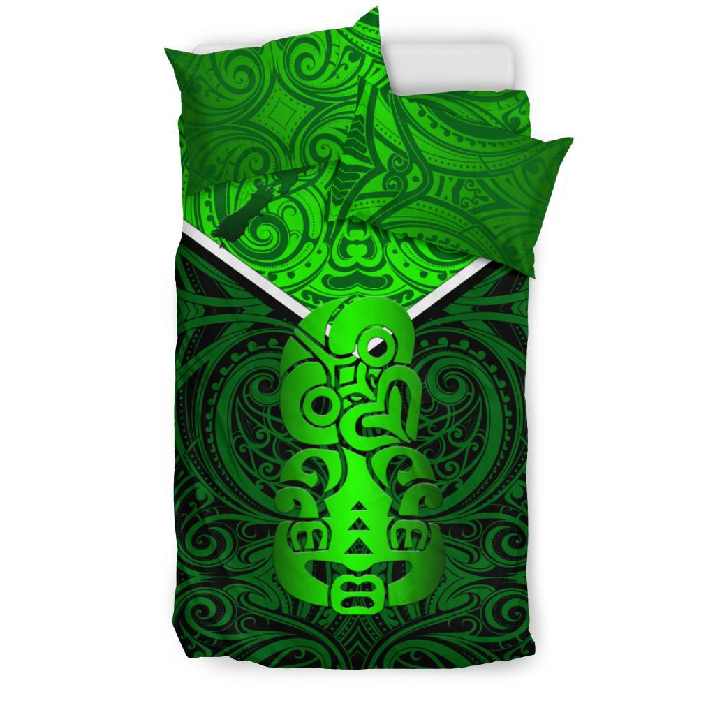 new-zealand-maori-rugby-bedding-set-pride-version-green