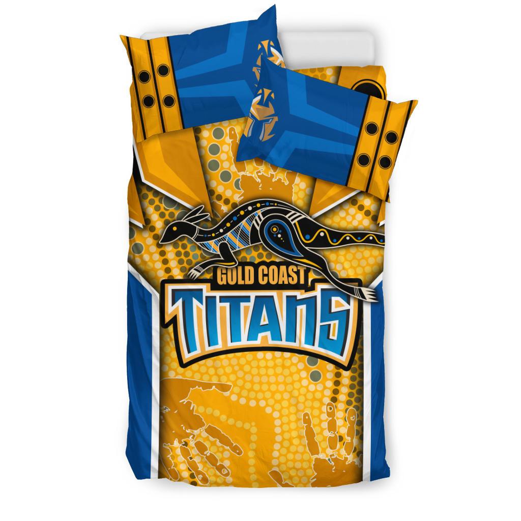 titans-bedding-set-gold-coast-aboriginal-armor-version