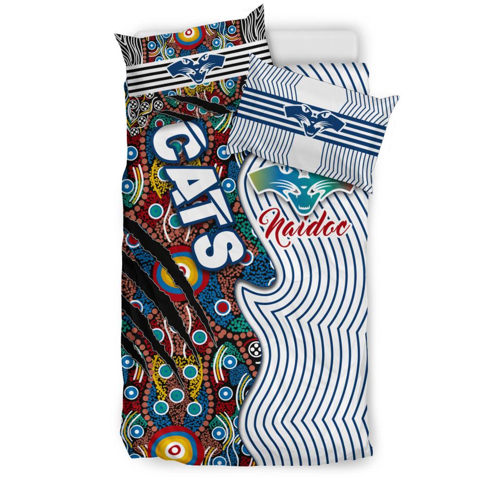 geelong-naidoc-week-bedding-set-cats-indigenous-version-special