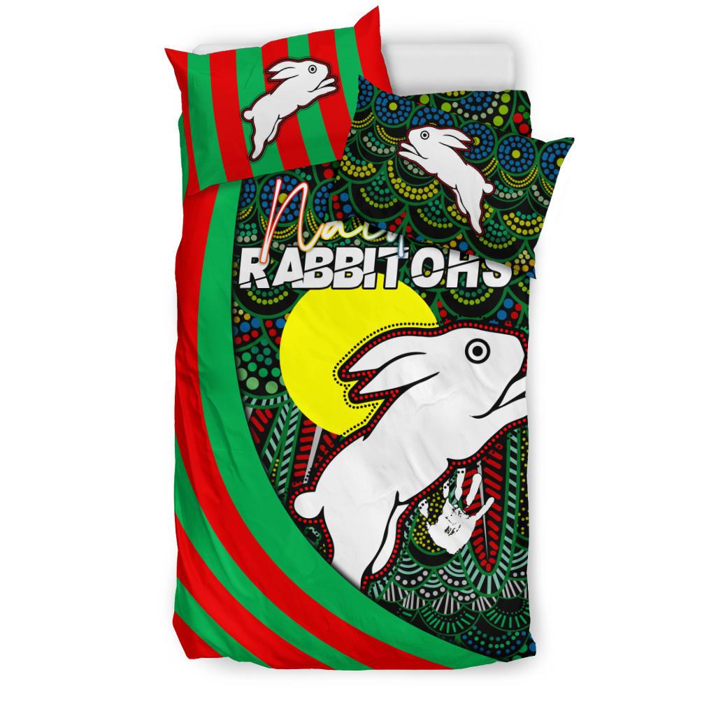 rabbitohs-naidoc-week-bedding-set-indigenous-version-special