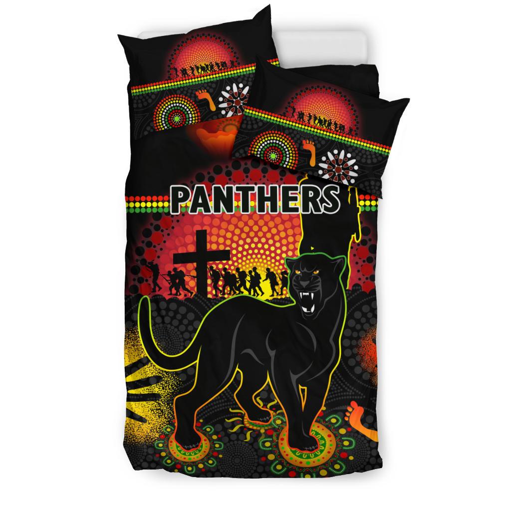 penrith-bedding-set-indigenous-panthers-anzac-day-lest-we-forget