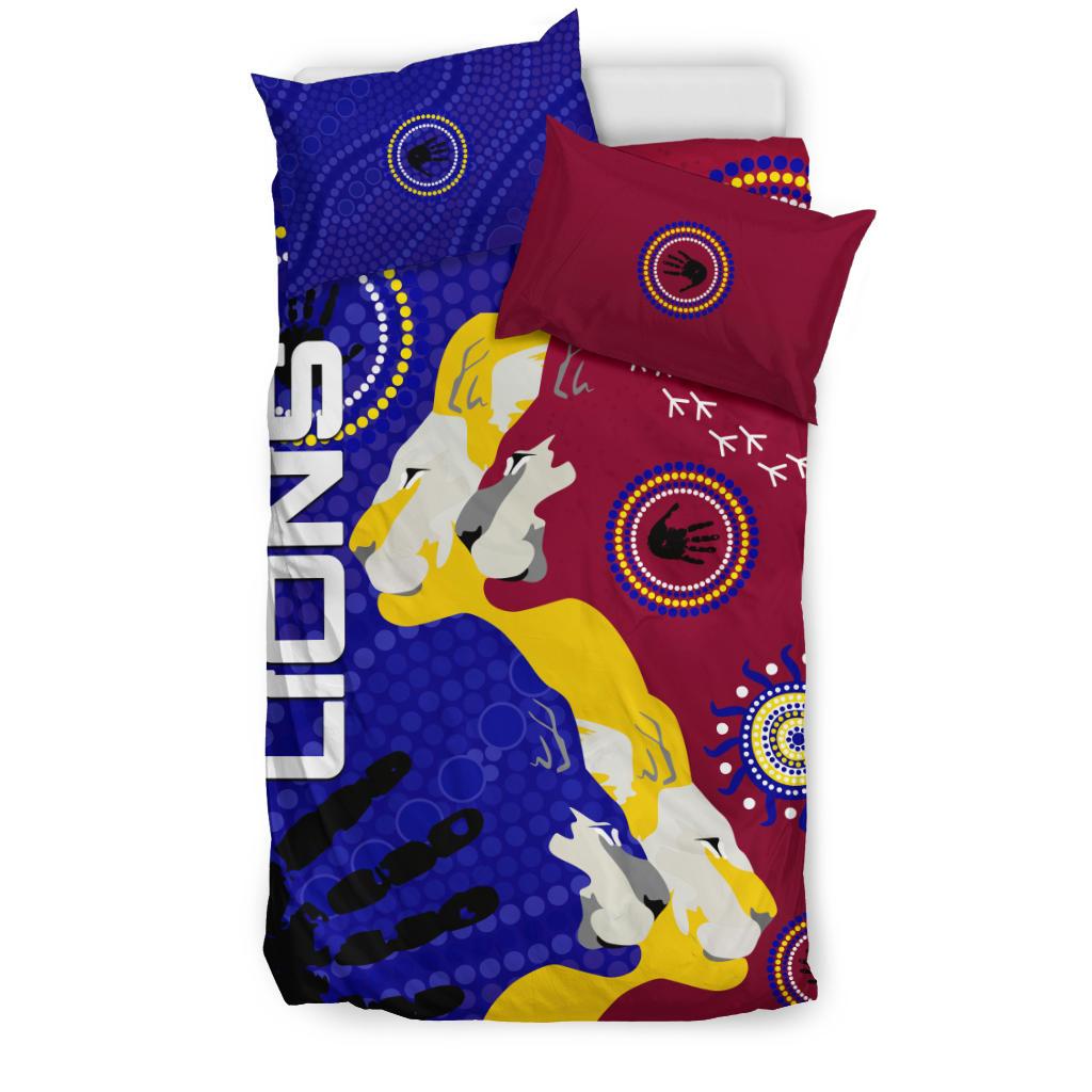 naidoc-brisbane-lions-bedding-set-indigenous-style