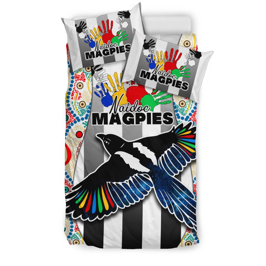 magpies-naidoc-week-bedding-set-collingwood-modern-style