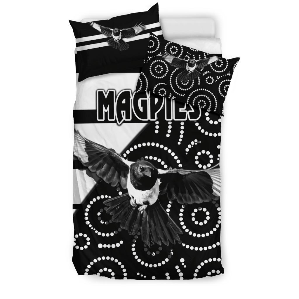 western-suburbs-magpies-bedding-set-simple-indigenous