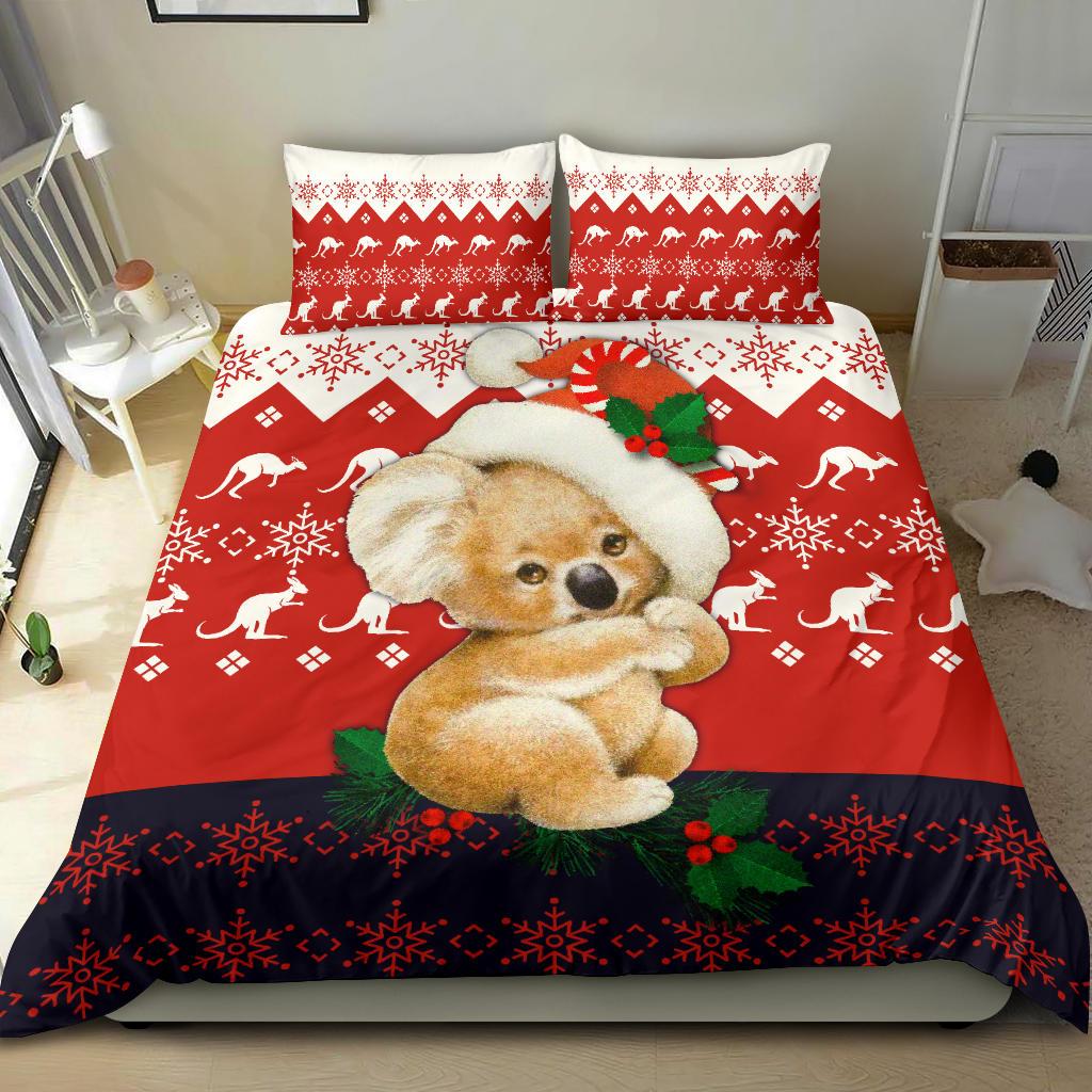 christmas-bedding-sets-koala-bed-kangaroo-symbol-snowflakes-sets