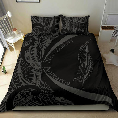 new-zealand-silver-fern-bedding-set-maori-tattoo-circle-style