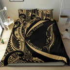 new-zealand-silver-fern-bedding-set-maori-tattoo-circle-style-golden
