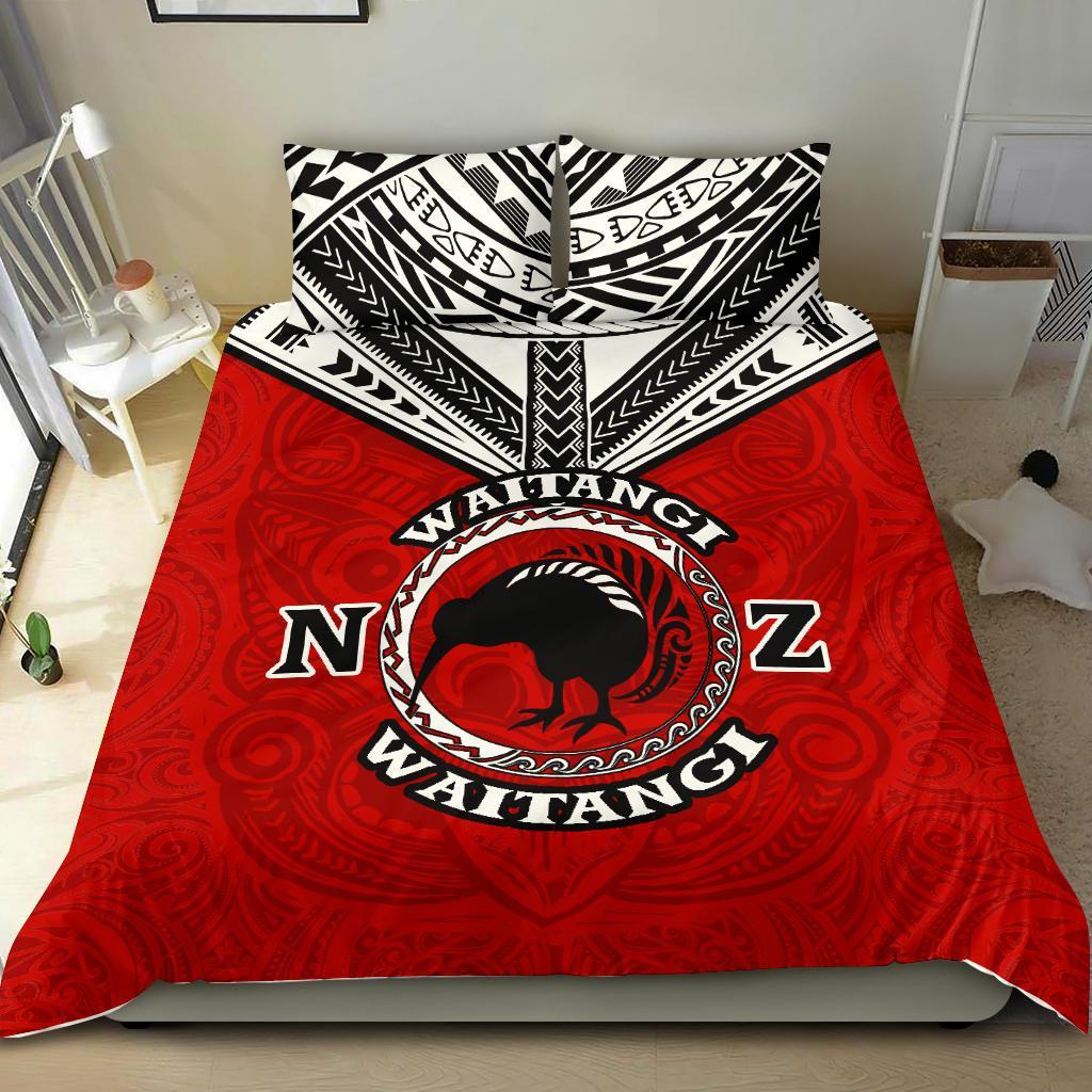 new-zealand-maori-bedding-set-waitangi-day-red