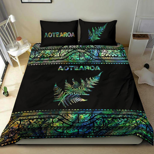 aotearoa-new-zealand-maori-bedding-set-silver-fern-paua-shell