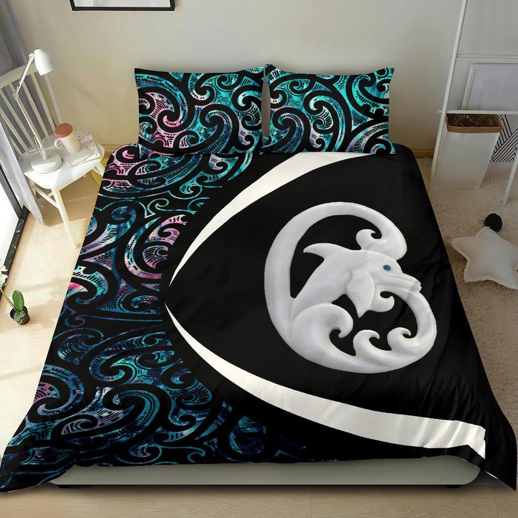 aotearoa-maori-dolphin-bedding-set-koru-aihe-paua-shell-duvet-covers