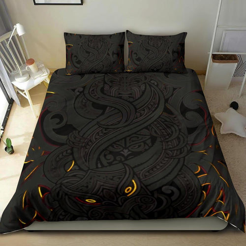 new-zealand-bedding-set-maori-gods-tumatauenga-god-of-war-black