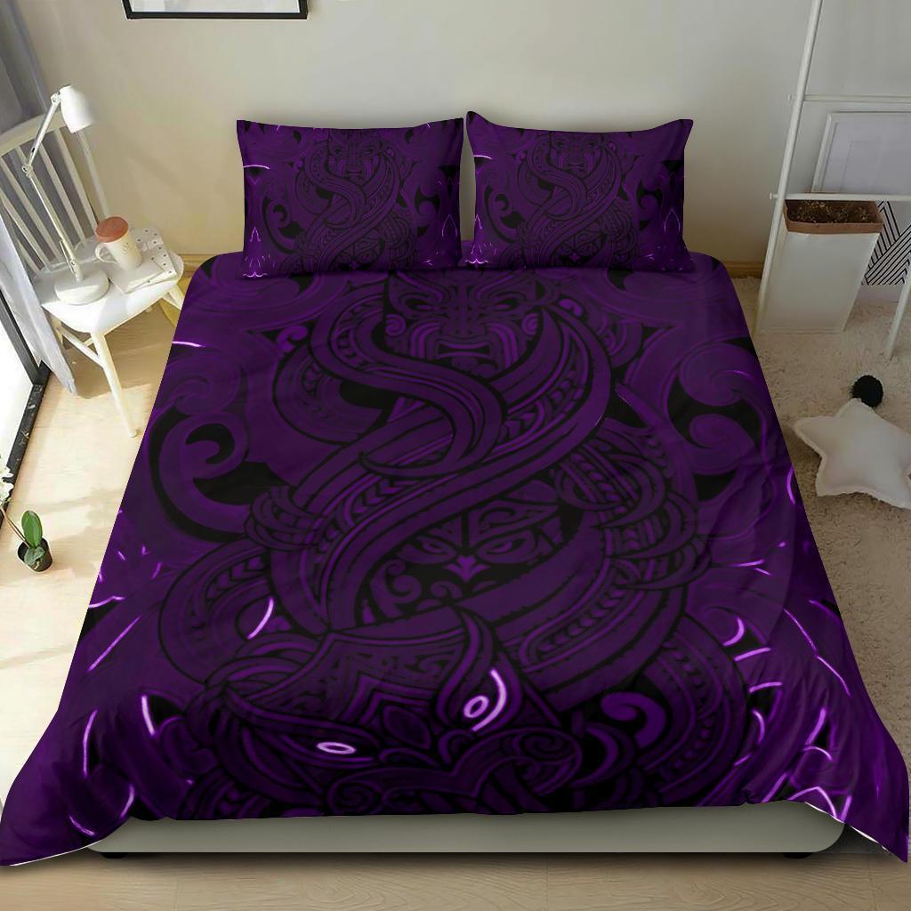 new-zealand-bedding-set-maori-gods-tumatauenga-god-of-war-purple