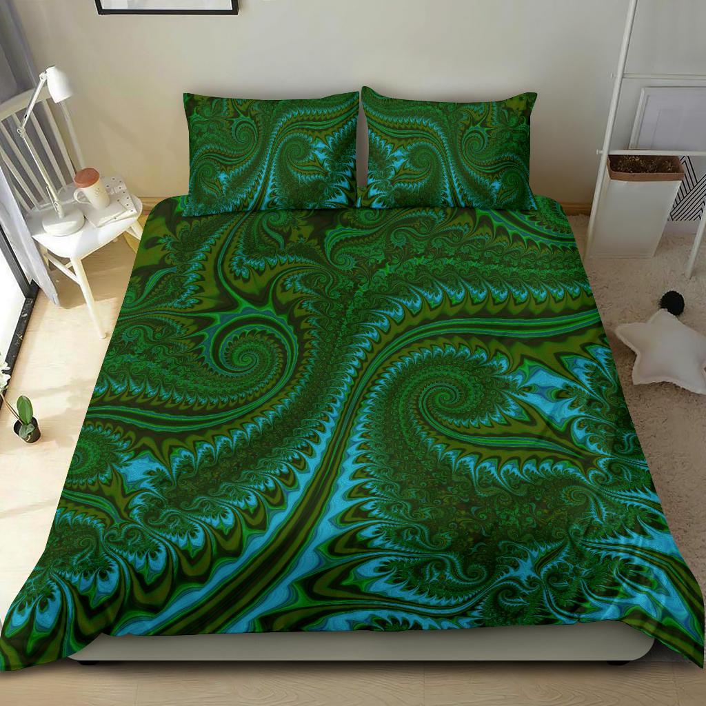 new-zealand-bedding-set-koru-fern-duvet-cover-and-pillow-case-abstract-style-02