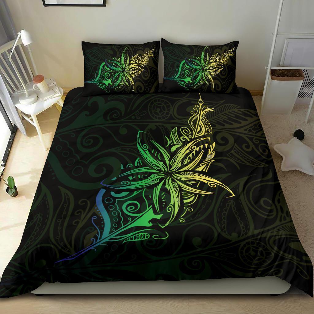 light-silver-fern-new-zealand-bedding-set-frangipani-tattoo-duvet-covers-green