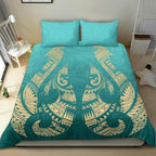 new-zealand-maori-hei-matau-tattoo-bedding-set