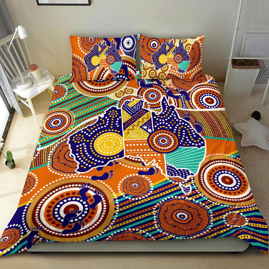 aboriginal-bedding-set-australian-map-dot-painting