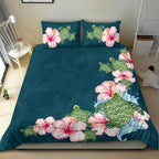 hibiscus-turtle-bedding-set