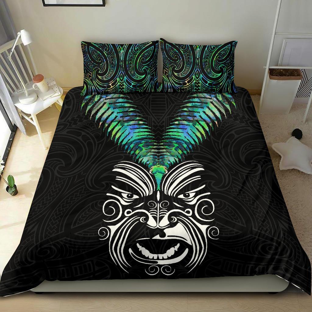 new-zealand-maori-moko-bedding-set-paua-shell