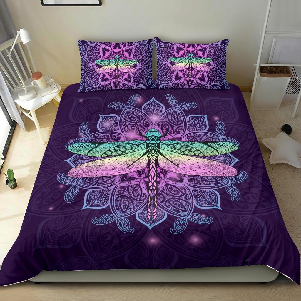 maori-mandala-dragonfly-bedding-set
