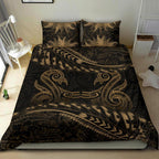 new-zealand-bedding-set-gold-manaia-maori-silver-fern-duvet-cover