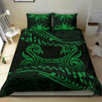 new-zealand-bedding-set-green-manaia-maori-silver-fern-duvet-cover