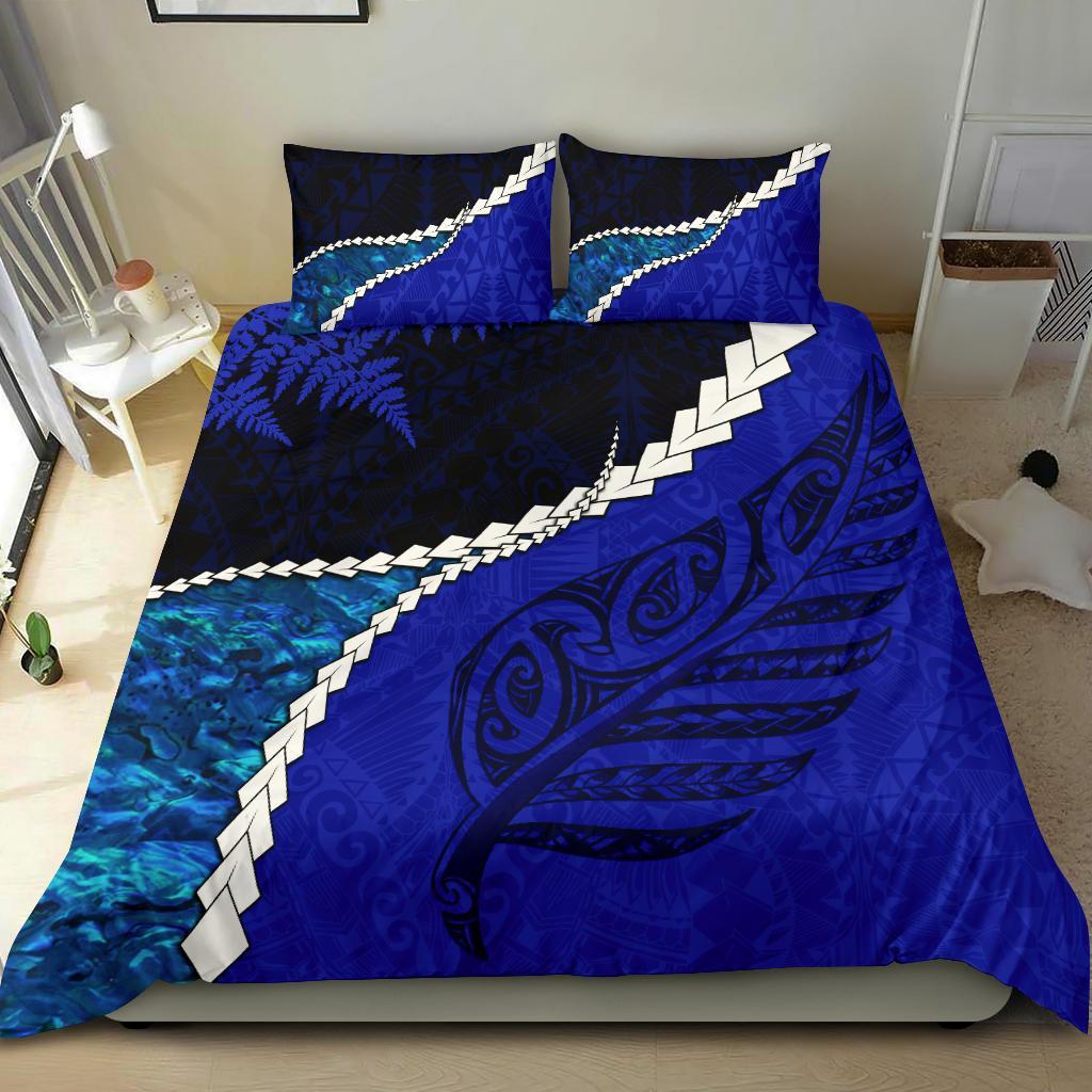 paua-shell-maori-silver-fern-bedding-set-cobalt