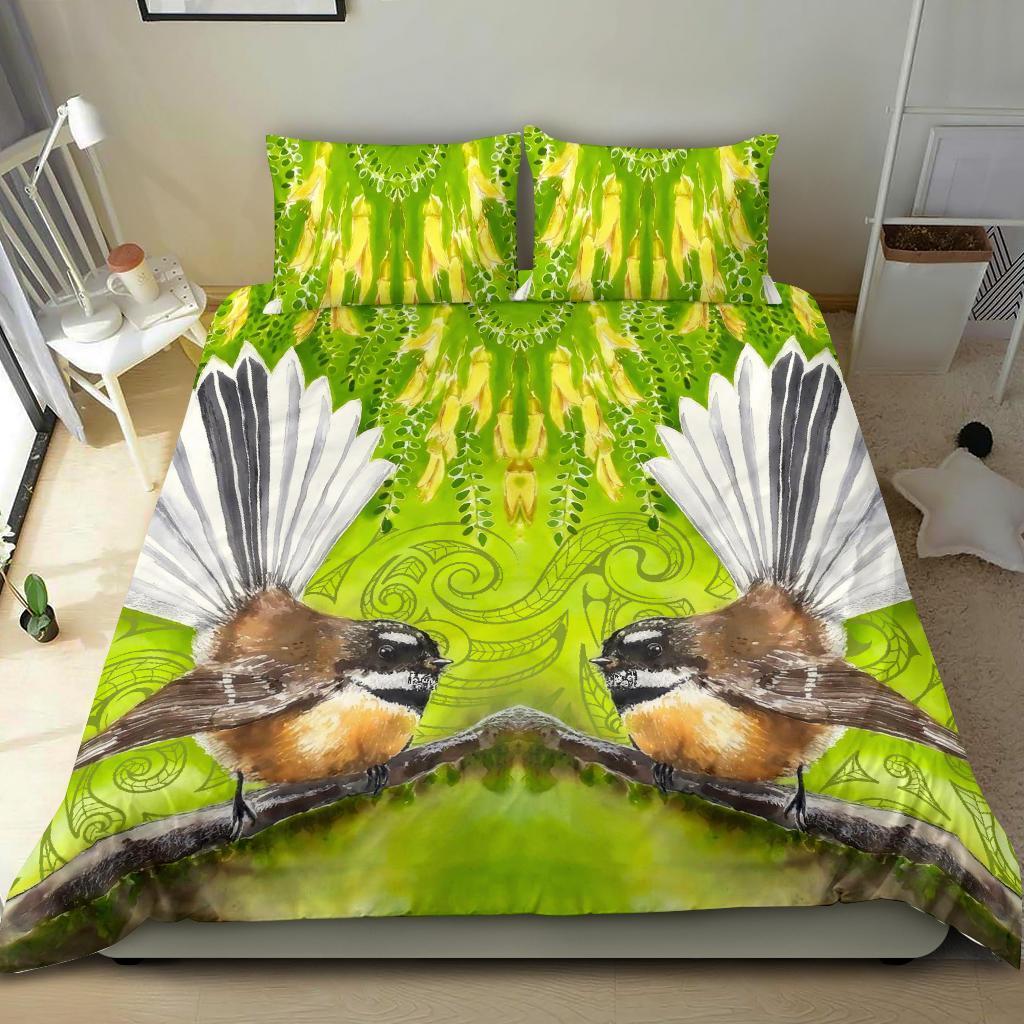 fantail-on-kowhai-bedding-set