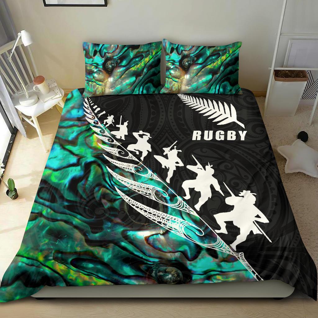 aotearoa-rugby-haka-fern-paua-shell-bedding-set