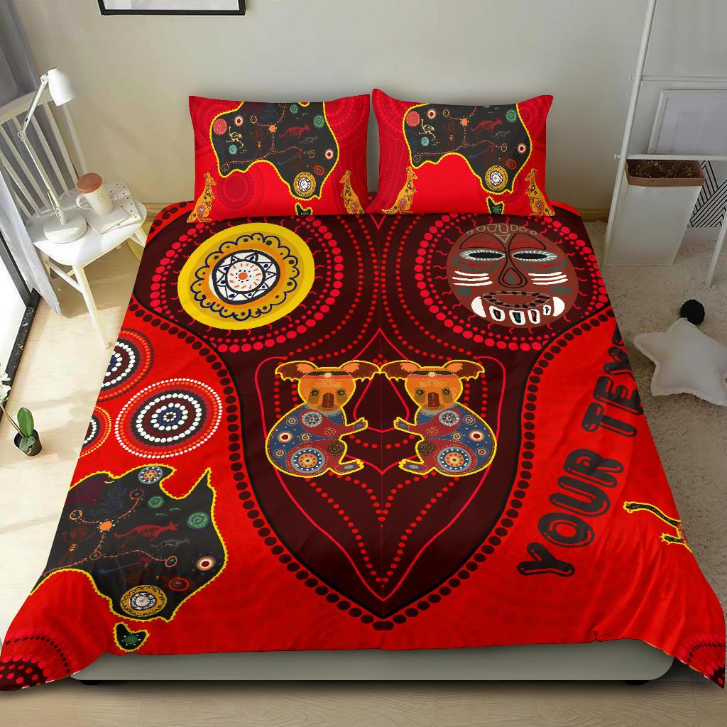 1saustralia-custom-bedding-set-aboriginal-animal-dot-pattern