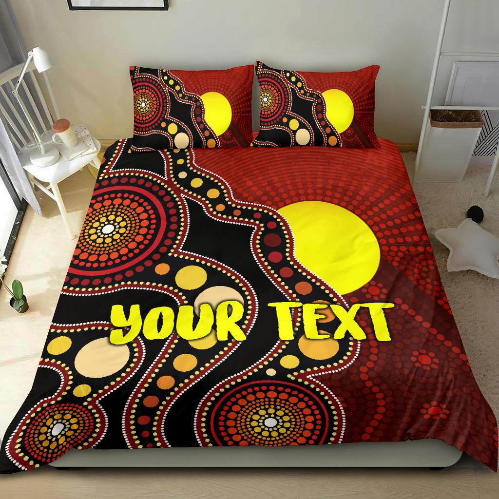 custom-bedding-set-australia-aboriginal-lives-matter-flag-bedding-set
