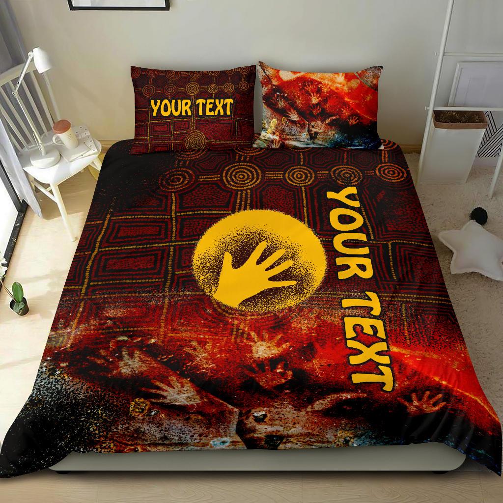 custom-aboriginal-bedding-set-indigenous-flag-hand-art