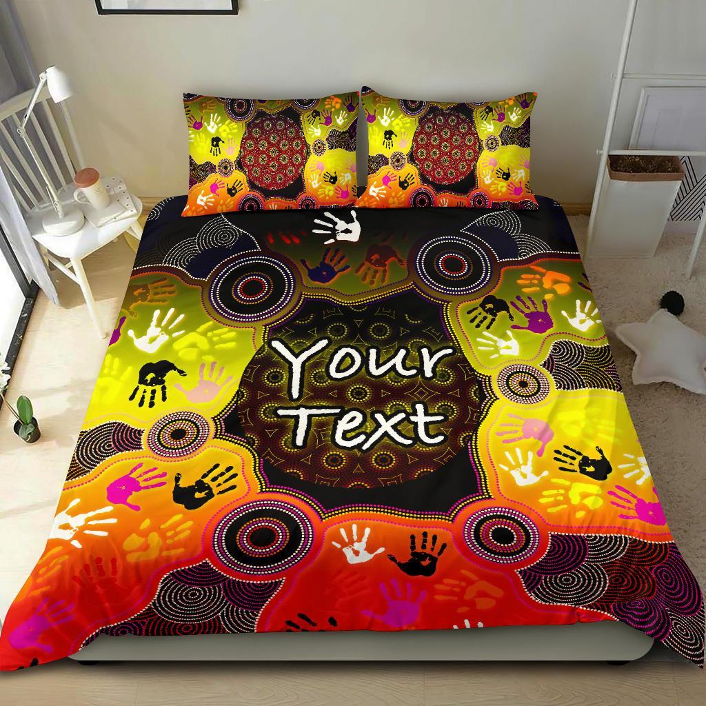 custom-aboriginal-bedding-set-indigenous-circle-dot-painting-hand-art