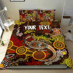 custom-aboriginal-bedding-set-kangaroo-and-lizard-dot-painting-art