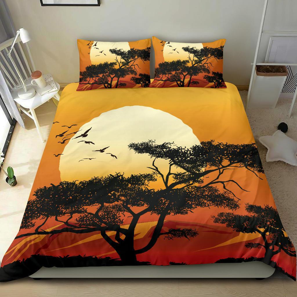 bedding-set-sunset-and-tree-in-australia