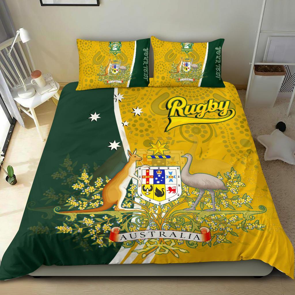 personalised-bedding-set-australia-coat-of-arm-in-rugby-style