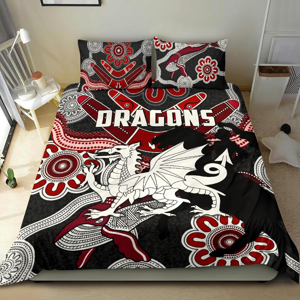 dragons-bedding-set-st-george-indigenous-black