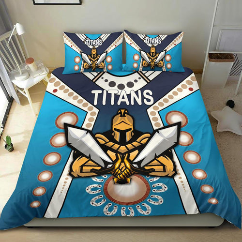 gold-coast-bedding-set-titans-gladiator-simple-indigenous