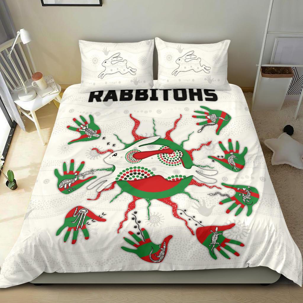rabbitohs-indigenous-bedding-set-animals-aboriginal-1
