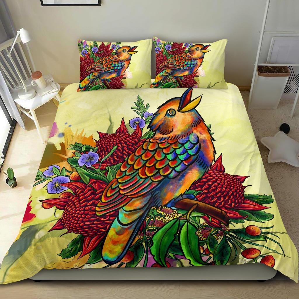 bedding-set-australia-kookaburra-with-waratah